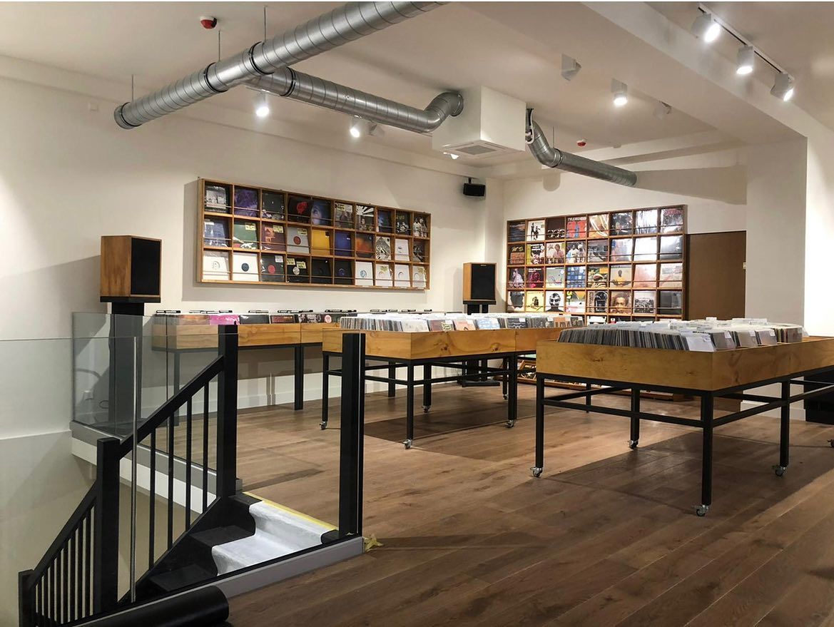 A paradise for vinyl lovers: The interior of the Rush Hour store in Amsterdam.