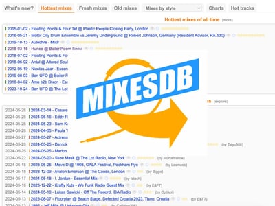Cover von Music database MixesDB about to shut down